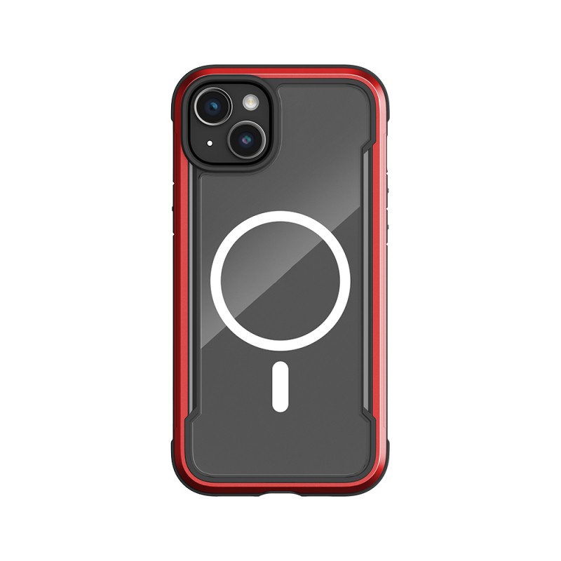 Apple iPhone 15 Case Magsafe Charging Feature Airbag Raptic Shield Series Transparent Back Surface Cover - 3