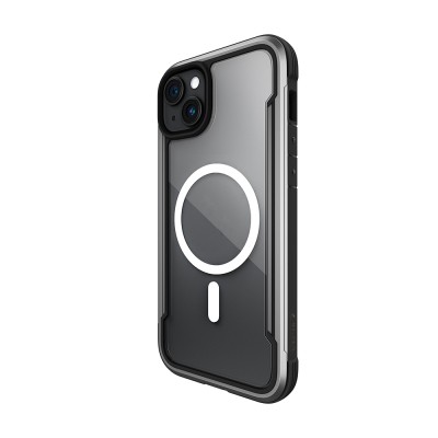 Apple iPhone 15 Case Magsafe Charging Feature Airbag Raptic Shield Series Transparent Back Surface Cover - 16
