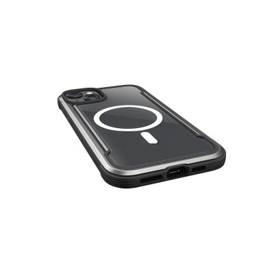 Apple iPhone 15 Case Magsafe Charging Feature Airbag Raptic Shield Series Transparent Back Surface Cover - 17
