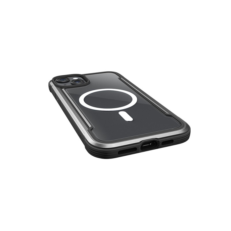 Apple iPhone 15 Case Magsafe Charging Feature Airbag Raptic Shield Series Transparent Back Surface Cover - 17