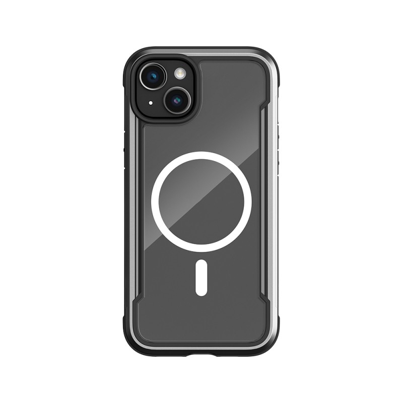 Apple iPhone 15 Case Magsafe Charging Feature Airbag Raptic Shield Series Transparent Back Surface Cover - 4