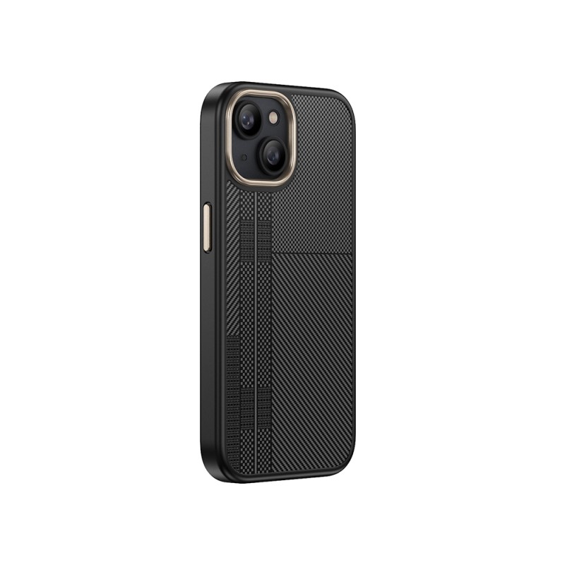 Apple iPhone 15 Case Magsafe Charging Feature Carbon Fiber Look Zore Antina Cover - 12