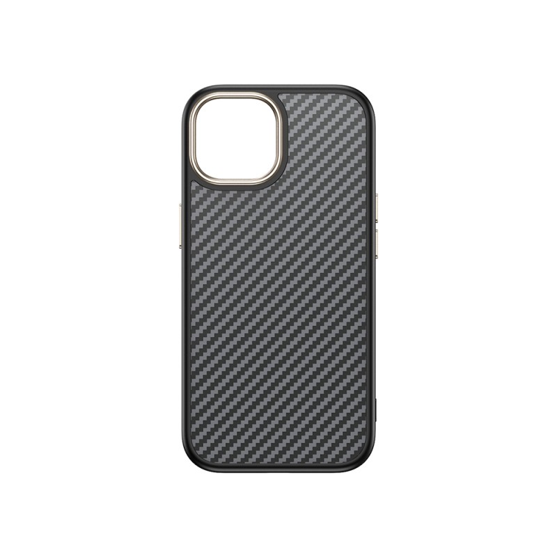 Apple iPhone 15 Case Magsafe Charging Feature Carbon Fiber Look Zore Antina Cover - 17