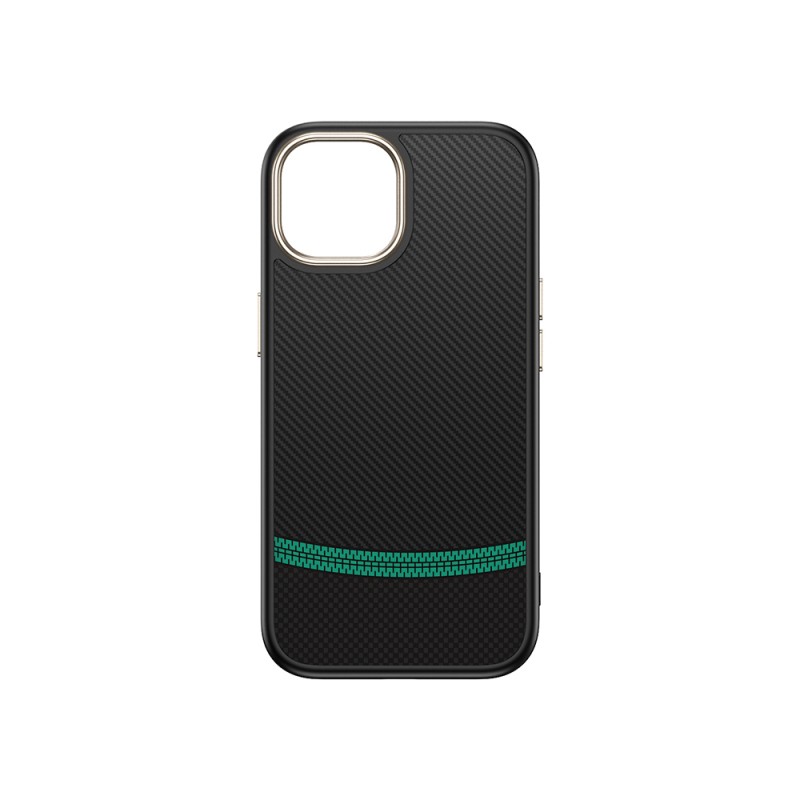 Apple iPhone 15 Case Magsafe Charging Feature Carbon Fiber Look Zore Antina Cover - 20