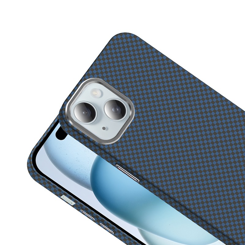 Apple iPhone 15 Case Magsafe Charging Feature Carbon Fiber Look Zore Gros Cover - 11