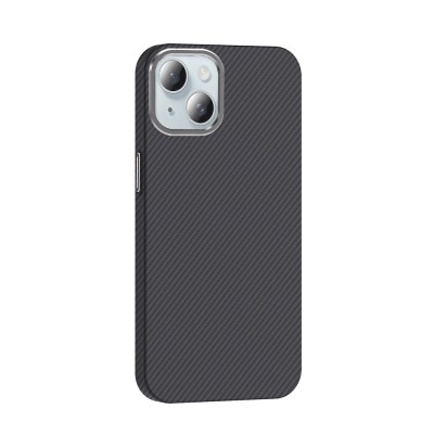 Apple iPhone 15 Case Magsafe Charging Feature Carbon Fiber Look Zore Gros Cover - 12