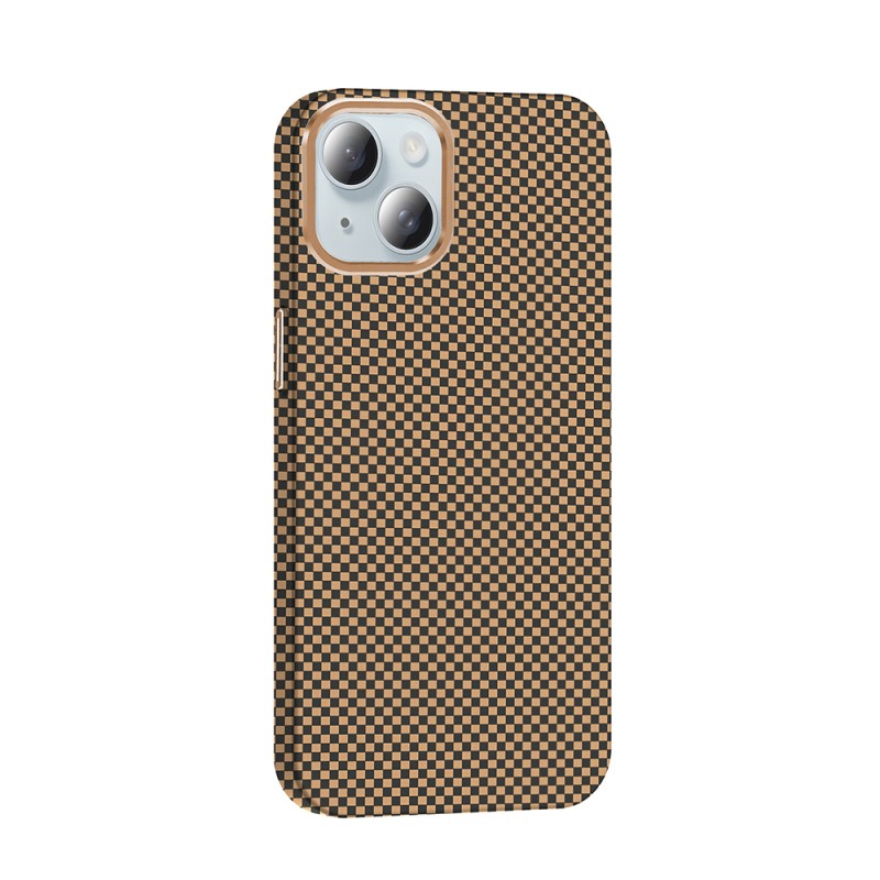 Apple iPhone 15 Case Magsafe Charging Feature Carbon Fiber Look Zore Gros Cover - 18