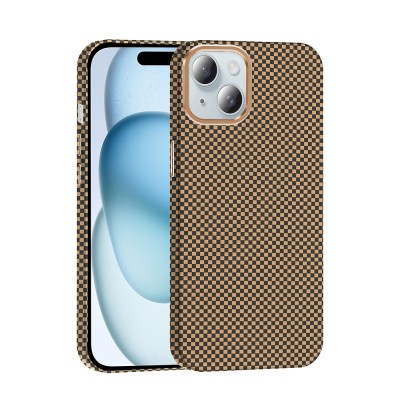 Apple iPhone 15 Case Magsafe Charging Feature Carbon Fiber Look Zore Gros Cover - 7