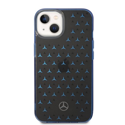 Apple iPhone 15 Case Mercedes Benz Dual Layer Star Pattern Design Cover - 11