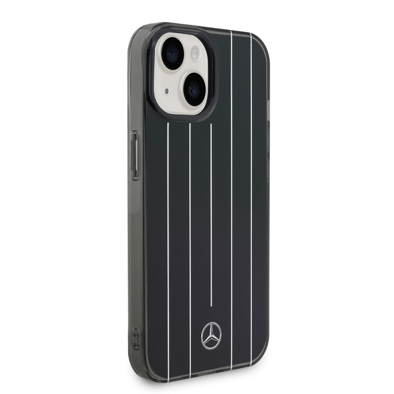 Apple iPhone 15 Case Mercedes Benz Original Licensed New Urban 3 IML Printed Parallel Line Patterned Cover - 11