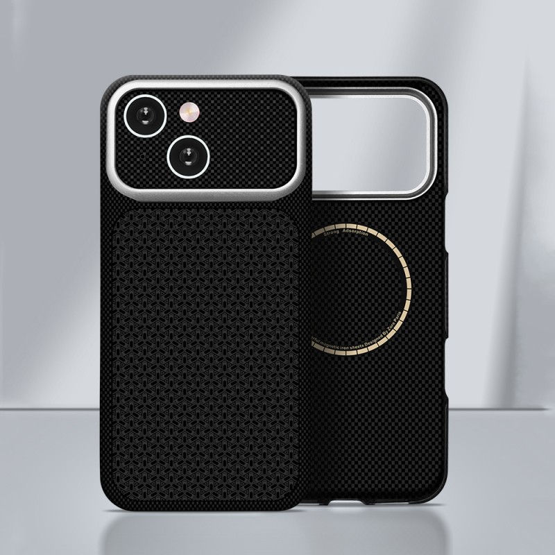 Apple iPhone 15 Case with M-Safe Charging Feature, Zore Paris Nexel Hard PC Cover - 7