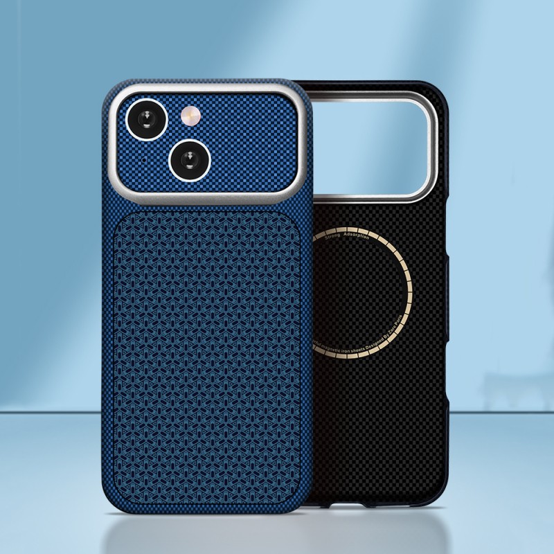 Apple iPhone 15 Case with M-Safe Charging Feature, Zore Paris Nexel Hard PC Cover - 8