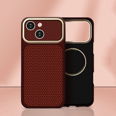 Apple iPhone 15 Case with M-Safe Charging Feature, Zore Paris Nexel Hard PC Cover - 9