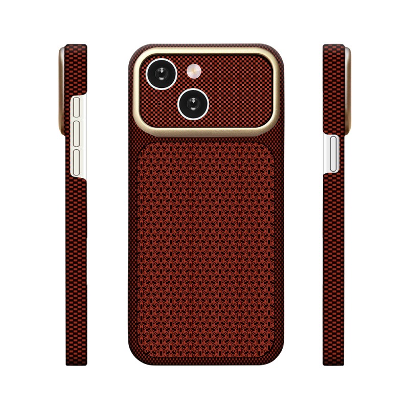 Apple iPhone 15 Case with M-Safe Charging Feature, Zore Paris Nexel Hard PC Cover - 3