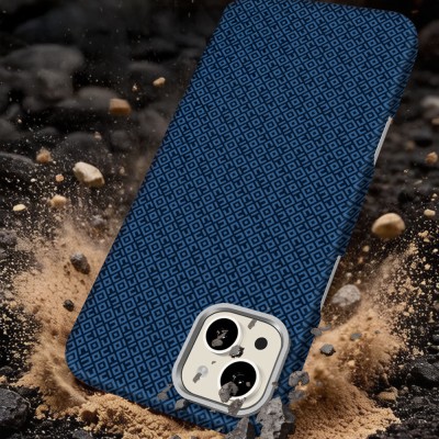 Apple iPhone 15 Case with M-Safe Charging Feature, Zore Paris Vax Hard PC Cover - 8