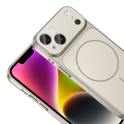 Apple iPhone 15 Case Zore M-Safe Charging Camera Protection Formen Cover - 16