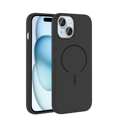 Apple iPhone 15 Case Zore Meta Cover with M-safe Charging Feature - Zore