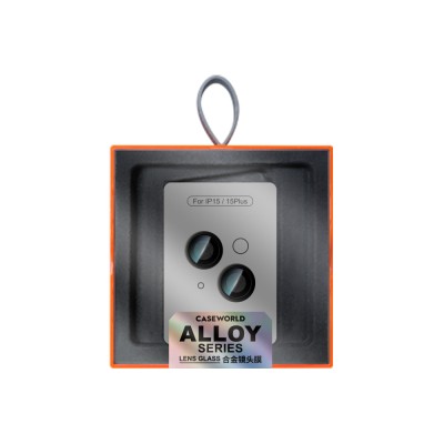 Apple iPhone 15 CaseWorld Alloy Serisi Oleofobik Anti Reflective Kamera Lens Koruyucu - 7