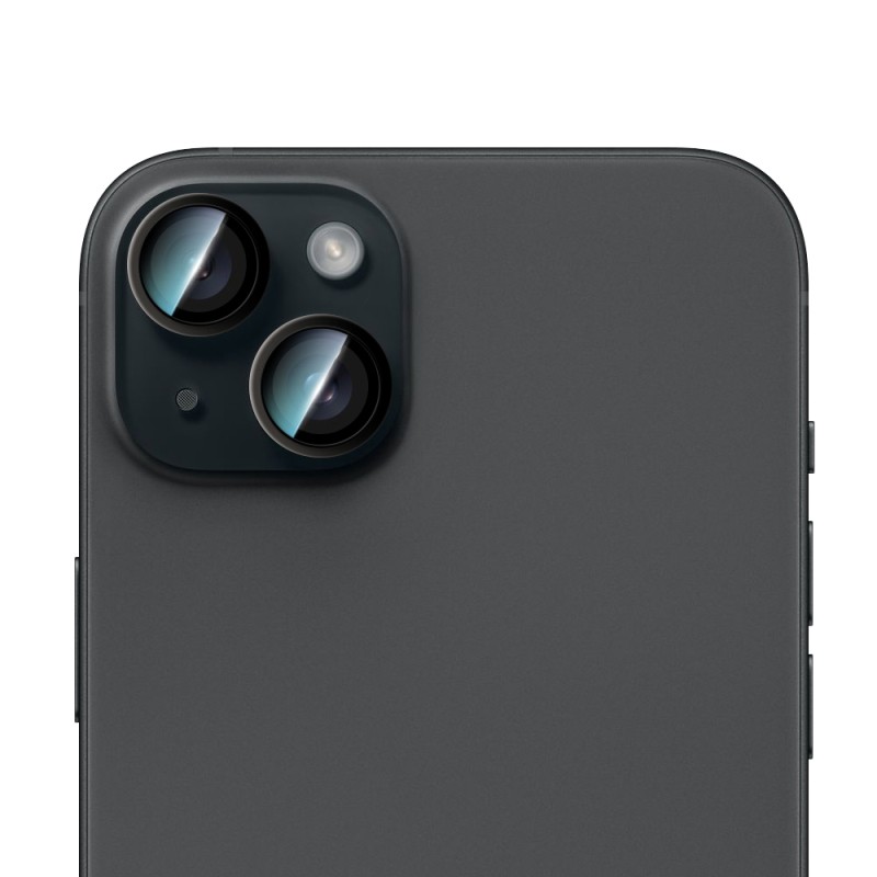 Apple iPhone 15 CaseWorld Alloy Serisi Oleofobik Anti Reflective Kamera Lens Koruyucu - 4