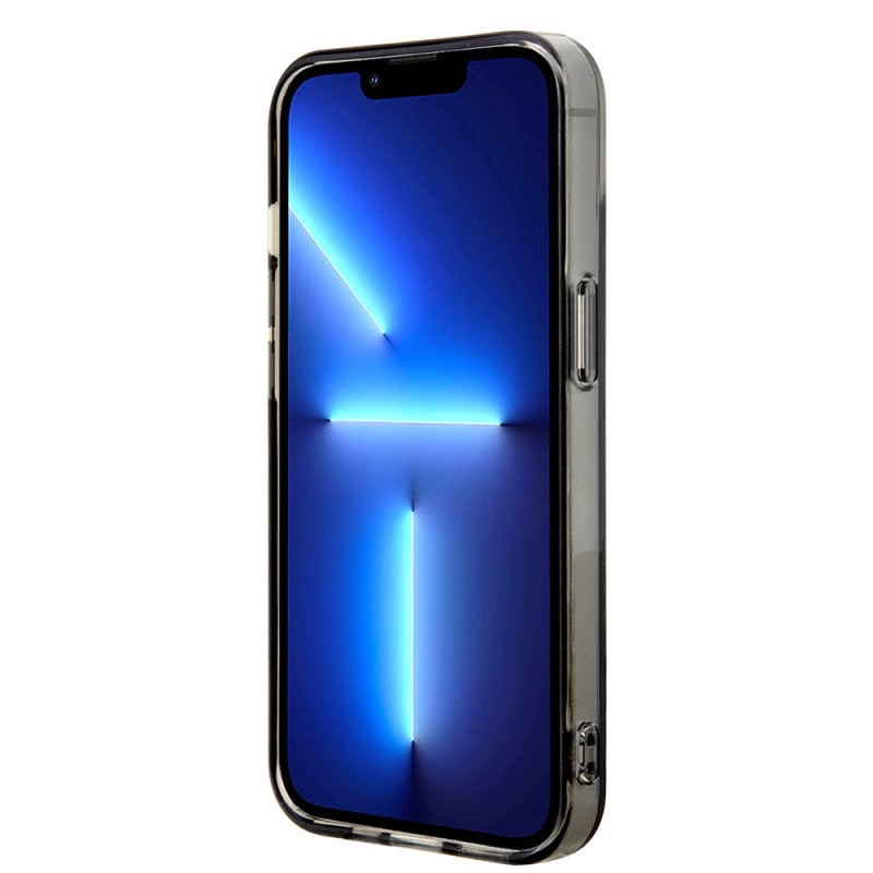 Apple iPhone 15 Kılıf BMW Orjinal Lisanslı Yarı Transparan M Dizayn Çizgili Kapak - 6