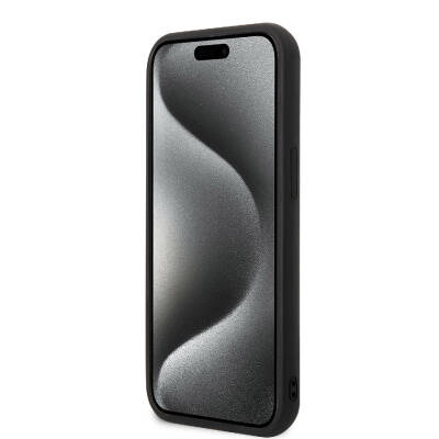 Apple iPhone 15 Kılıf Hello Kitty Orjinal Lisanslı Yazı ve İkonik Logolu 3D Rubber Kitty Head Kapak - 5