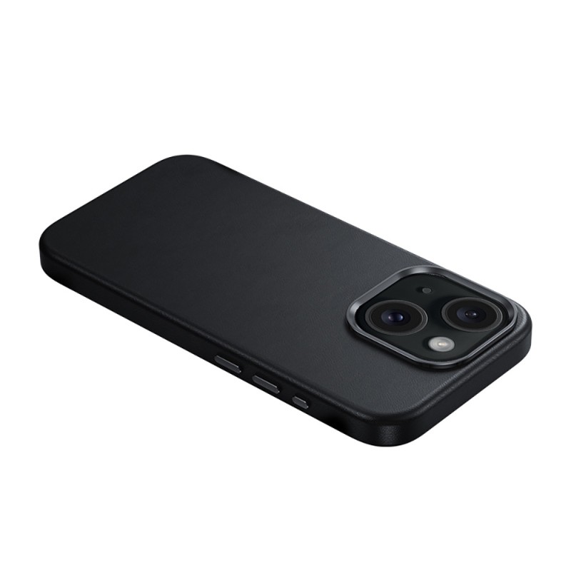 Apple iPhone 15 Kılıf M-safe Şarj Özellikli Benks Vintage Leather Kapak - 4