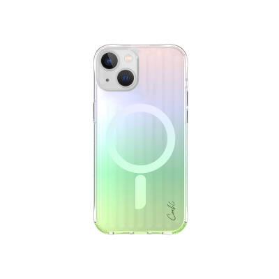 Apple iPhone 15 Kılıf M-safe Şarj Özellikli Parlayan Arka Yüzey Coehl Linear Kapak - Coehl