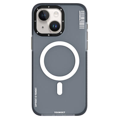 Apple iPhone 15 Kılıf M-safe Şarj Özellikli Youngkit Jiansha Serisi Kapak - Youngkit