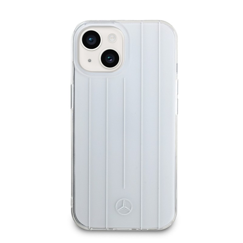 Apple iPhone 15 Kılıf Mercedes Benz Orjinal Lisanslı New Urban 3 IML Baskılı Paralel Çizgi Desenli Kapak - 4