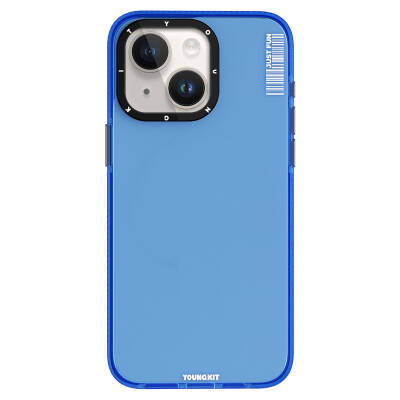Apple iPhone 15 Kılıf Pürüzsüz Düz Arka Yüzey YoungKit Crystal Color Serisi Kapak - Youngkit