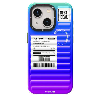 Apple iPhone 15 Kılıf YoungKit The Secret Color Serisi Kapak - Youngkit