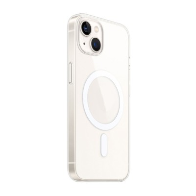 Apple iPhone 15 Plus Camera Protected M-Safe Charging Transparent Zore London Hard PC Case - 3