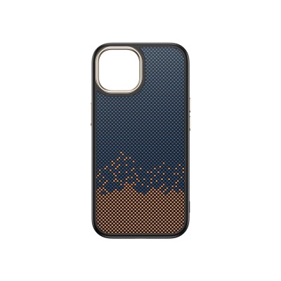 Apple iPhone 15 Plus Case Magsafe Charging Feature Carbon Fiber Look Zore Antina Cover - 14