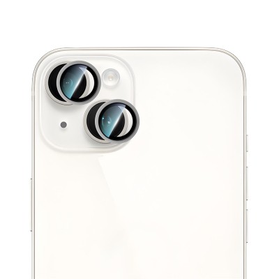 Apple iPhone 15 Plus CaseWorld Alloy Series Oleophobic Anti-Reflective Camera Lens Protector - 7