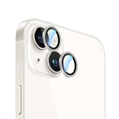 Apple iPhone 15 Plus CaseWorld Alloy Sparkling Diamond Series Stone Lens Protector - 10