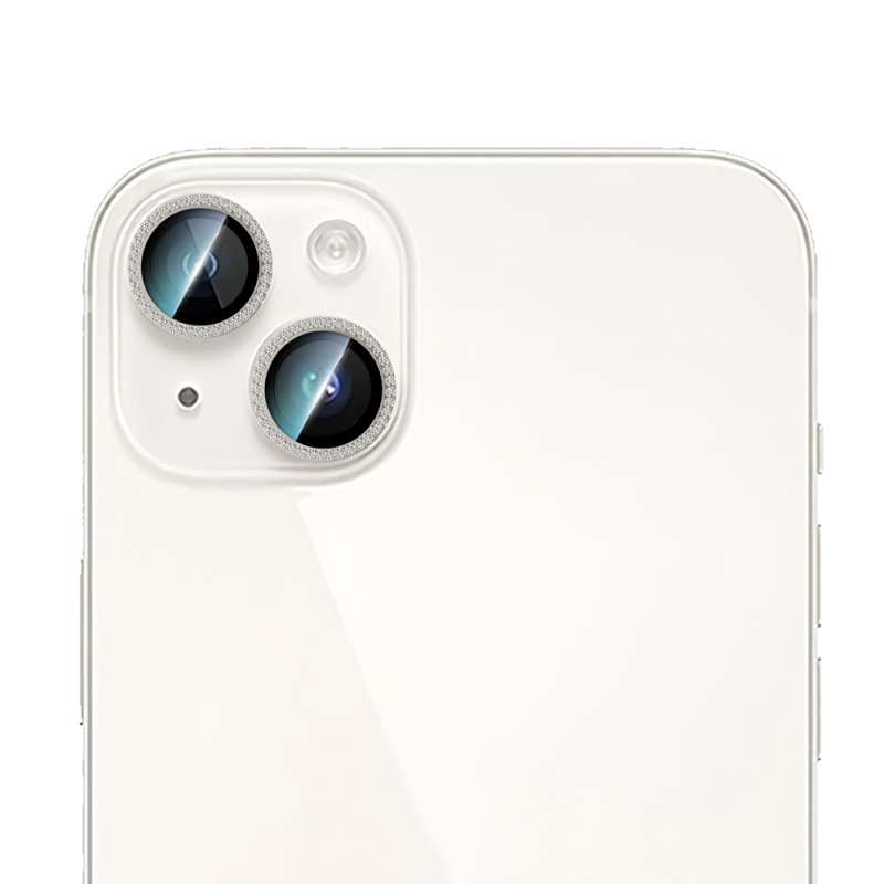 Apple iPhone 15 Plus CaseWorld Alloy Sparkling Diamond Serisi Taşlı Lens Koruyucu - 2