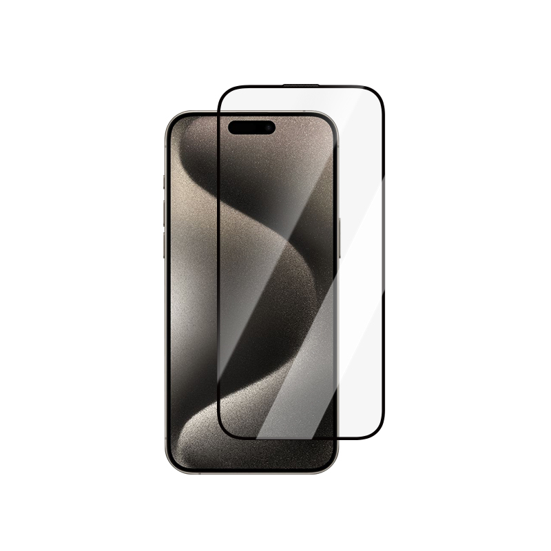 Apple iPhone 15 Plus CaseWorld HD Serisi 0.33mm Temperli Cam Ekran Koruyucu - Şeffaf