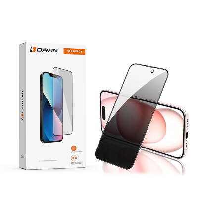 Apple iPhone 15 Plus Davin 5D Privacy Glass Screen Protector - Davin