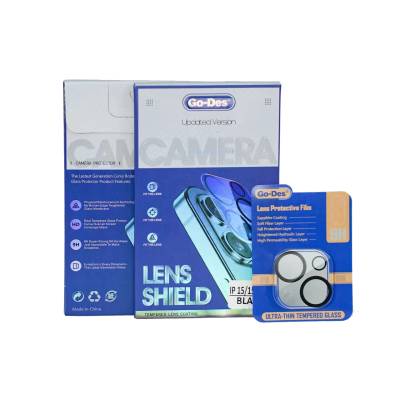 Apple iPhone 15 Plus Go Des Lens Shield CL-14 Kamera Lens Koruyucu - Go Des
