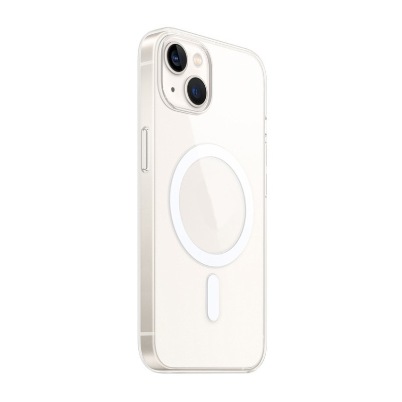 Apple iPhone 15 Plus Kamera Korumalı M-Safe Şarj Özellikli Şeffaf Zore London Sert PC Kapak - 3
