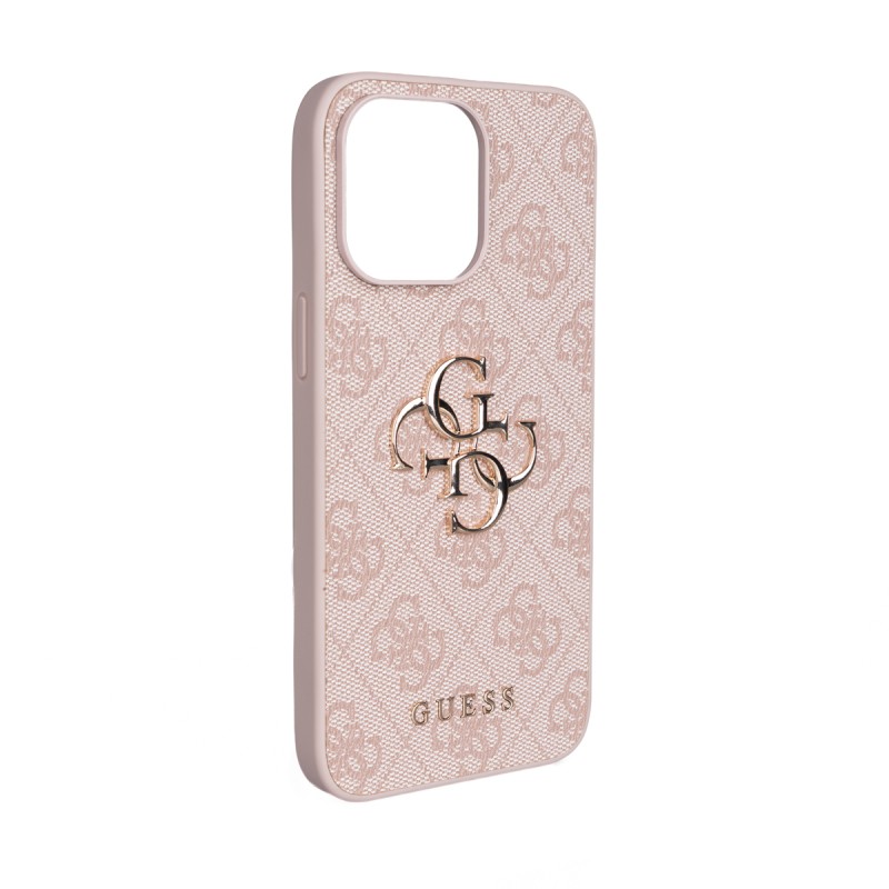Apple iPhone 15 Plus Kılıf Guess Orjinal Lisanslı PU Deri 4G Büyük Metal Logolu Çapraz Vücut Askılı Kapak - 17