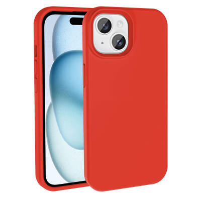 Apple iPhone 15 Plus Kılıf M-safe Şarj Özellikli Sıvı Teknolojili Silinebilir Sert Zore Kivi Kapak - Zore