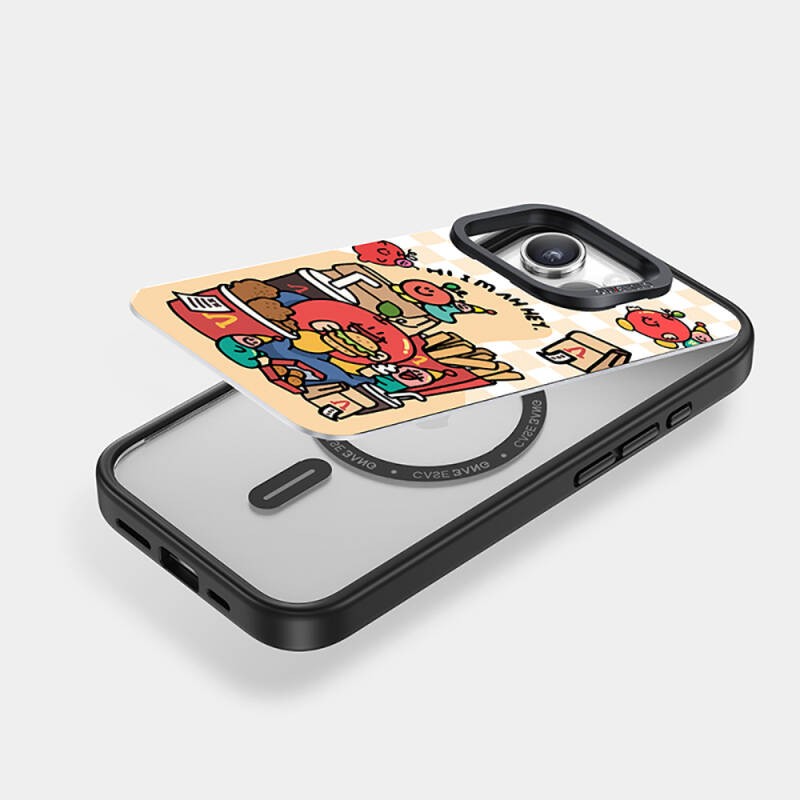 Apple iPhone 15 Plus M-safe Şarj Özellikli Casebang Ahhey Serisi Arka Panel - 4
