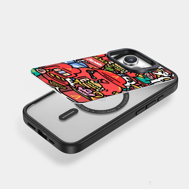 Apple iPhone 15 Plus M-safe Şarj Özellikli Casebang Ahhey Serisi Arka Panel - 8