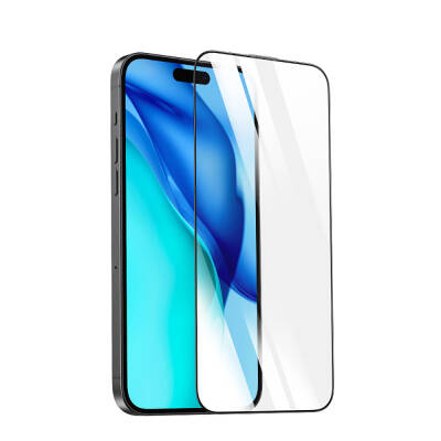 Apple iPhone 15 Plus Recci RSP-A22HD Full Transparan Temperli Cam Ekran Koruyucu - Recci