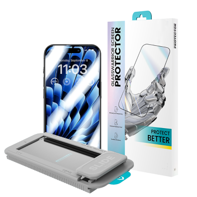 Apple iPhone 15 Pro Benks Glass Warrior HD Glass Screen Protector + Easy Application Tool - Benks