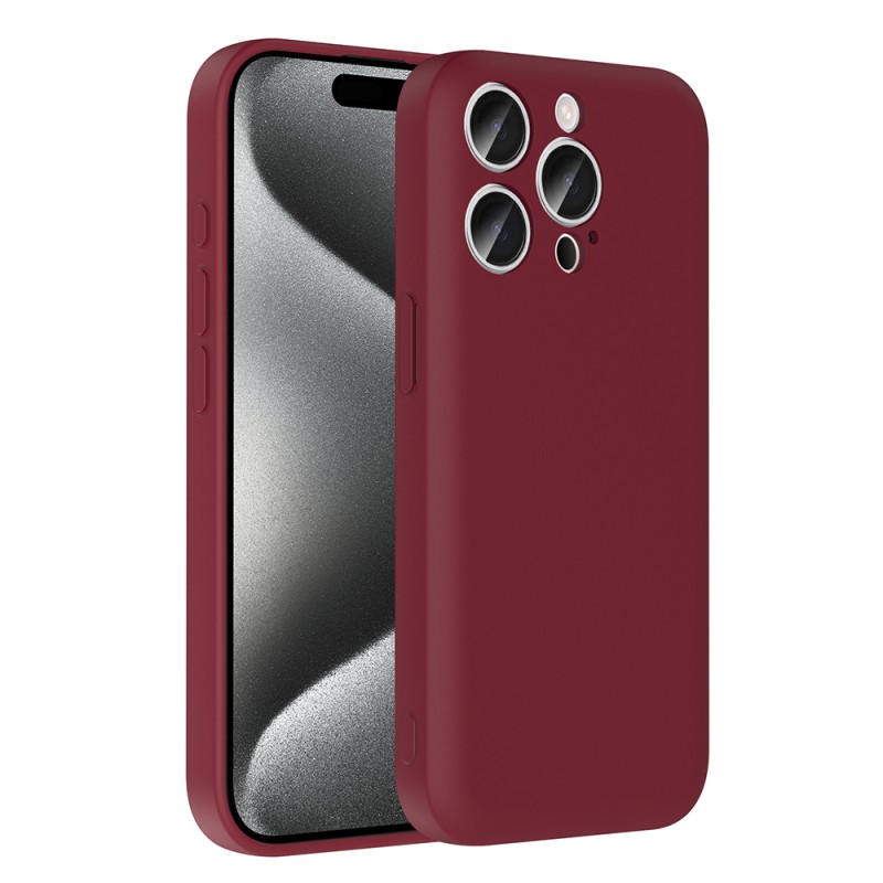Apple iPhone 15 Pro Case Camera Protection Card Holder Zore Vitra Cover - 6