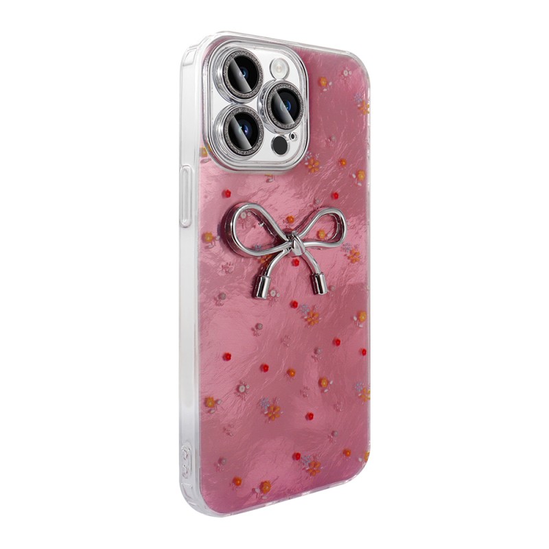 Apple iPhone 15 Pro Case Camera Protection Figured Zore Ponti Silicone Cover - 6