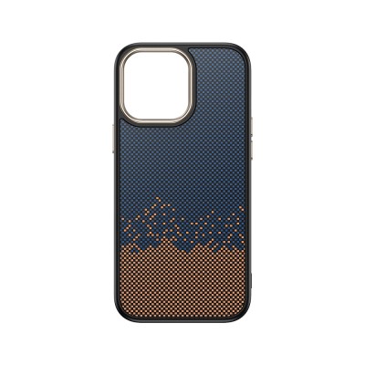 Apple iPhone 15 Pro Case Magsafe Charging Feature Carbon Fiber Look Zore Antina Cover - 12