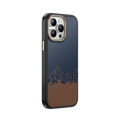 Apple iPhone 15 Pro Case Magsafe Charging Feature Carbon Fiber Look Zore Antina Cover - 9